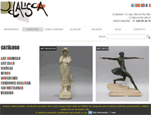 Tablet Screenshot of odaliscamadrid.com